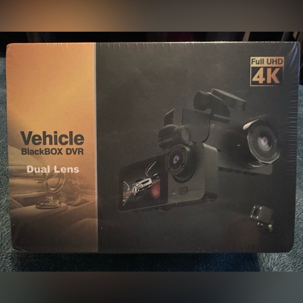 4K Dual Lens Vehicle Dash Cam